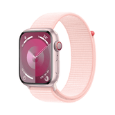 Apple Watch Series 9 GPS + Cellular 45mm Pink Aluminium Case with Light Pink Sport Loop