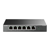 6-PORT 10/100 MBPS DESKTOP SWITCH WITH 4-PORT POE+ IN