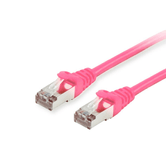 LATIGUILLO APANTALLADO S/FTP CATEGORIA 6 LIBRE HALOGENOS 5M COLOR ROSA EQUIP P/N 605584