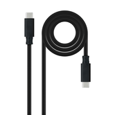 Nanocable Cable USB 3.1GEN2 5A USB-C/M-USB-C/M 2 M