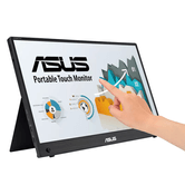 MONITOR ASUS ZENSCREEN TOUCH MB16AMTR PORTABLE. 16 INCH (15.6 INCH VIEWABLE) FHD (1920 X 1080) IPS 10-POINT TOUCH. 60 HZ. NEGRO/GRIS.