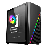 UNYKA  Caja Micro ATX MINI GLAYZE RGB Negro