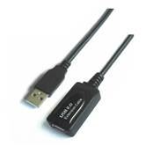 CABLE EXTENSOR USB(A)2.0 M A USB(A) 2.0 H AISENS 5M NEGRO A101-0018