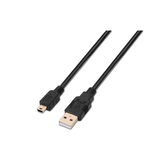 Aisens Cable Usb 2.0 Tipo A/M-Mini B/M Negro 0,5M