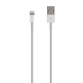 AISENS Cable Lightning A USB 2.0, Lightning/M-USB A/M, Blanco, 0.5 m