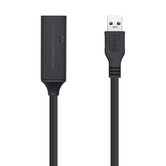 Cable alargador aisens usb 3.1 gen 1 usb tipo-a macho a usb tipo-a hembra 10m negro A105-0408