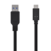 Aisens - Cable Usb 3.1 Gen2 10Gbps 3A, Tipo Usb-C/M-A/M, Negro, 1.5M