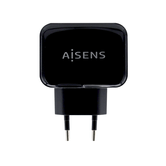 AISENS Cargador pared universal usb 2.0 2puertos negro