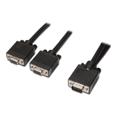 Aisens Cable Bifurcador Svga Hdb15/M-2Xhdb15/H Negro 45 Cm