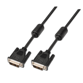 CABLE AISENS DVI-D MACHO A DVI-D MACHO SINGLE LINK 18+1 FERRITAS 1.8M NEGRO A117-0086