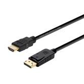 CABLE AISENS DISPLAYPORT MACHO A HDMI MACHO 2M NEGRO A125-0364