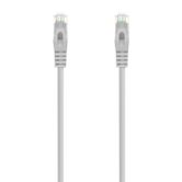 AISENS Cable de Red Latiguillo RJ45 LSZH Cat.6A 500 Mhz UTP AWG24, Gris, 20M