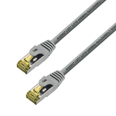 LATIGUILLO AISENS RJ45 S/FTP CAT7 25CM GRIS A146-0332