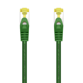 AISENS Cable De Red Latiguillo RJ45 LSZH Cat 7 600 MHz S FTP PIMF AWG26  Verde  25 cm