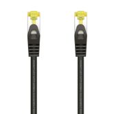 AISENS Cable De Red Latiguillo RJ45 LSZH Cat.7 600 MHz S/FTP PIMF AWG26, Negro, 2.0 m