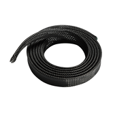 Organiador de cables en poliester aisens diametro hasta 20mm 1m negro A151-0405