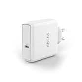 AISENS - CARGADOR PD3.0 QC3.0 1 PUERTO 1XUSB-C 60W, BLANCO