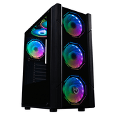 Caja HIDITEC  V30 ARGB RGB Negro