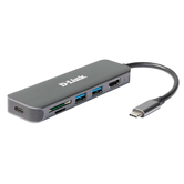 D-Link DUB-2327 6-in-1 USB-C Hub HDMI/CR/PD