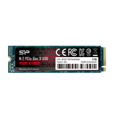 SILICON POWER  P34A80  SSD 1024GB M.2  3400MB/s PCI Express 3.0 NVMe