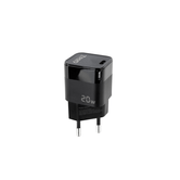 CARGADOR PARED USB-C PD 20W NEGRO