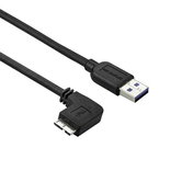 CABLE 1M MICRO USB 3.0 ACODADO