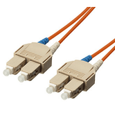 CABLE FIBRA OPTICA MULTIMODO SC/SC LSOH 1M COLOR NARANJA