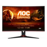 MONITOR GAMING AOC C24G2AE 23.6"FHD 1920X1080, 165HZ ,1MS, CURVO, ALTAVOCES, 2 x HDMI, DP, VGA