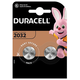 Pila duracell alcalina boton cr2032 blister 2 unidades
