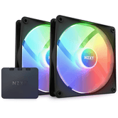 VENTILADOR CAJA NZXT F140 RGB CORE NEGRO X2 PACK RF-C14DF-B1