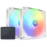 VENTILADOR CAJA NZXT F140 RGB CORE BLANCO X2 PACK RF-C14DF-W1