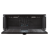 CAJA RACK 19" UNYKAch UK51918 4U ATX COLOR PLATA NEGRO 3 BAHIAS 1x USB3.0 1xUSB-C F.A ATX/ REDUNDANT