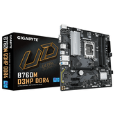 Placa Intel  GIGABYTE B760M D3HP DDR4 - Compatible con CPUs Intel Core de 14ª generación, VRM Digital 4+1+1 fases, hasta 5333MHz DDR4 (OC), 2xPCIe 4.0