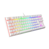 TECLADO GAMING GENESIS THOR 303 TKL RGB BLANCO MECANICO BROWN SWITCH