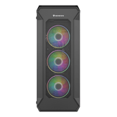 Caja NATEC GENESIS  Irid 505 ARGB RGB Negro, Transparente