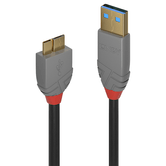 1M USB 3.0 TYPE A TO  MICRO-B CABLE  ANTHRA LINE