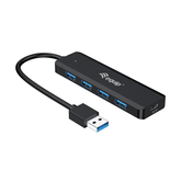 HUB USB EQUIP LIFE A 4 PUERTOS USB 3.2 INCLUYE ADAPTADOR USB-C