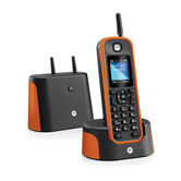 MOTOROLA O201 Telefono DECT Largo Alcance Naranja