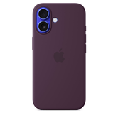 iPhone 16 Silicone Case with MagSafe - Plum