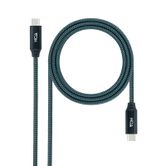 Nanocable Cable USB 3.2 Gen2x2 100W 4K USB-C 1m