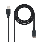 CABLE NC USB3 A/M A MICRO B/M 1M NEGRO