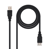 CABLE NC USB 2.0 M-H 3M NEGRO