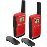 MOTOROLA T42 Walkie Talkie 4Km 16CH Rojo