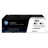 HP 201X HY Original LaserJet 2pk Black