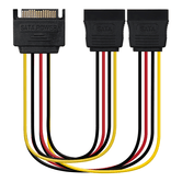 CABLE MOLEX/SATA ALIMENTACION NANO CABLE MOLEX/M - 2XSATA/H 0,2M