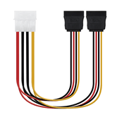 CABLE MOLEX/SATA ALIMENTACION NANO CABLE MOLEX/M - 2XSATA/H 0,2M OEM