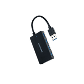 HUB NANO CABLE USB3.0 4PTOS USB-A/M - USB3.0/H 15CM NEGRO