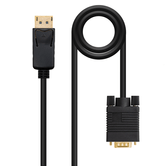 CABLE CONVERSOR NANO CABLE DISPLAYPORT A VGA DP/M - VGA/M 1,0M NEGRO