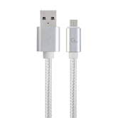 CABLE USB  GEMBIRD TRENZADO ALGODÃ?N CONECTORES METÃLICOS, 1,8 M