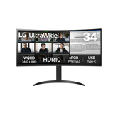 MONITOR LG 34WR50QK-B   34" VA 3440 x 1440 HDMI